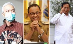 Ganjar, Prabowo, Anies : Tiga Kandidat Capres Terkuat