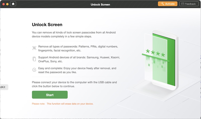 7 unlock screen |