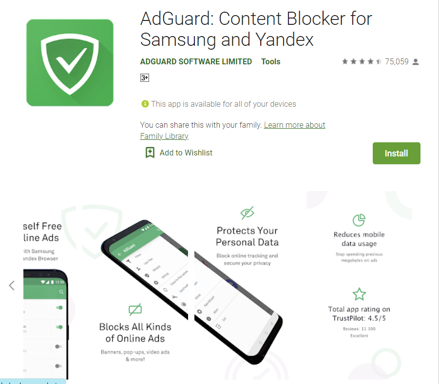 Aplikasi Adguard 