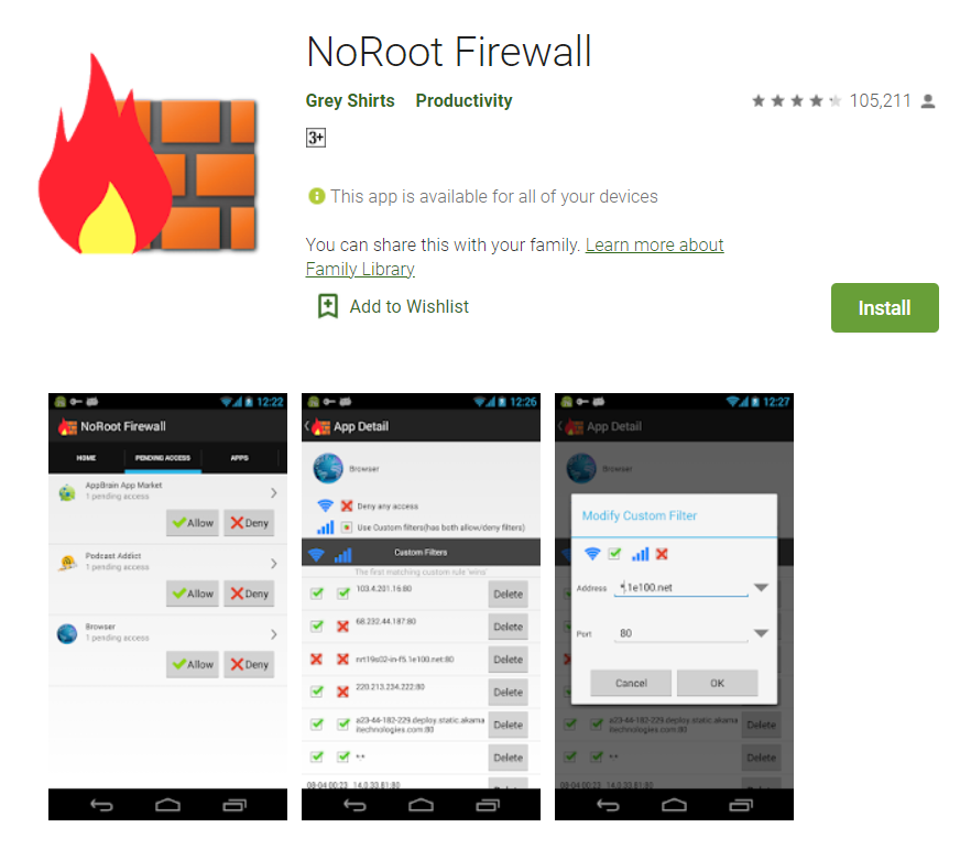 No Root Firewall 