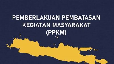 Tolong Dicatat, Ini Daftar 108 Daerah di Jawa-Bali Berstatus PPKM Level 3
